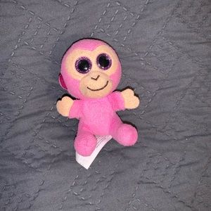 Ty Mini Pink Monkey